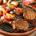 Chuletas Asadas en Salsa Barbacoa al Estilo Caribe�o